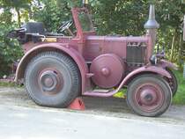 Lanz Bulldog in Schierwaldenrath am Bahnhof der Selfkantbahn