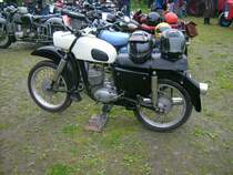 Die neuere Ausfhrung der MZ ES150 beim Oldtimertreffen des ADMV Grnhain