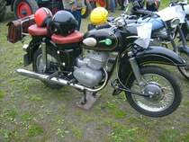 Die erste Ausfhrung der MZ ES 250 beim Oldtimertreffen in grnhain