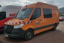 =MB Sprinter von LEINBERGER-Bau steht im April 2023 in Fulda