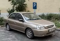 Kia Rio Sedan (erste Generation, Facelift). Foto: 06.2022.