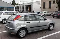 Rückansicht / Seitenansicht: Ford Focus Mk1. Foto: 06.2023.