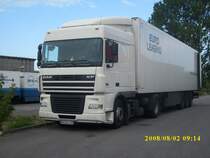 DAF-LKW am 02.August 2008 in Bergen/Rgen.