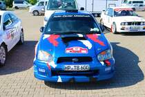 Subaru Impreza am 05.08.23 bei der Main Kinzig Ralley in Wächtersbach