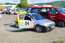 Opel Corsa Ralley Version am 05.08.23 bei der Main Kinzig Ralley in Wächtersbach
