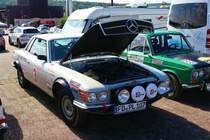 Mercedes Benz SL am 05.08.23 bei der Main Kinzig Ralley in Wächtersbach