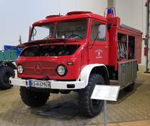 =Unimog S 404 als TLF 8, ausgestellt bei der Technorama 2023 in Kassel