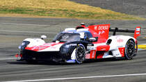 #8 Toyota GR010 Hybrid, Team Toyota Gazoo Racing, Fahrer: Sébastien Buemi,	Brendon Hartley	& Ryō Hirakawa  91. 24-Stunden-Rennen von Le Mans, der 91e Grand Prix d’Endurance les 24 Heures du Mans, auch 24 Heures du Mans, 8.6.2023