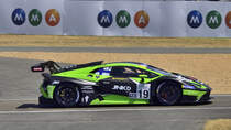 Lamborghini Huracán GT3 Evo 2, Leipert Motorsport, Fahrer: Patrick Kujala, Gabriel Rindone.  8. Road to Le Mans Cup, die am 8. und 9. Juni 2023 in Le Mans, support Rennen der 24h Le Mans ausgetragen wurde. An dem Rennen nehmen Fahrzeuge der LMP3- und GT3-Kategorie teil, die in ihren jeweiligen Klassen antreten.