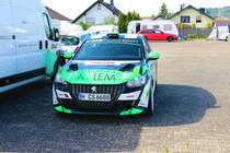 Peugeot 208 am 05.08.23 bei der Main Kinzig Ralley in Wächtersbach