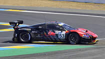 #53 Ferrari 488 GT3 Evo 2020, AF Corse, Fahrer: Gino Forgione	Italy Andrea Monterminiy, beim 8. Road to Le Mans Cup, die am 8. und 9. Juni 2023 in Le Mans, support Rennen der 24h Le Mans ausgetragen wurde.