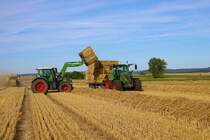 LU Norbert Mäser Fendt Vario 722 und 724 am 11.08.23 bei Florstadt in der Wetterau