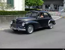 Oldtimer Peugeot 203 am Internationalen Oldtimer Treffen in Aarberg am 2023.08.13