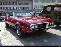 Oldtimer Pontiac Firebird am Internationalen Oldtimer Treffen in Aarberg am 2023.08.13