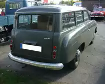 Heckansicht eines Goliath GP 700 Kombi. 50. Jahrestreffen der Borgward I.G. e.V. an der  Alten Dreherei  in Mülheim an der Ruhr.