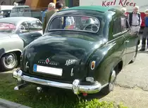 Heckansicht eines Borgward Hansa 1800 Diesel aus dem Jahr 1953. 50. Jahrestreffen der Borgward I.G. e.V. an der  Alten Dreherei  in Mülheim an der Ruhr.
