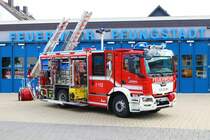 Feuerwehr Pfungstadt MAN TGM HLF20-1 (Florian Pfungstadt 1-46-1) am 12.08.23 bei einen Fototermin. Danke für das tolle Shooting