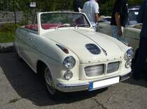 Cabrioletumbau auf Basis eines Lloyd Alexander aus dem Jahr 1957. Angeblich wurde dieser  Alexander  in den 1960´er Jahren aufgeschnitten. Wer weiß denn mehr zu diesem Auto? 50. Jahrestreffen der Borgward I.G. e.V. an der  Alten Dreherei  in Mülheim an der Ruhr.