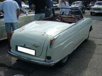 Heckansicht eines Cabrioletumbaus auf der Basis eines Lloyd Alexander. 50. Jahrestreffen der Borgward I.G. e.V. an der  Alten Dreherei  in Mülheim an der Ruhr.