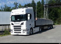 Scania R 500 Sattelschlepper in Aarberg am 2023.08.20