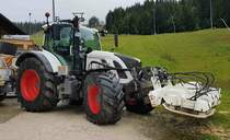 =Fendt Vario der Firma HEITAUER steht im September 2022 an der Götschenbahn