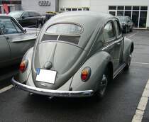 Heckansicht eines Ovali-Käfers aus dem Jahr 1955. 10. Saarner Oldtimer Cup am 27.08.2023 in Mülheim an der Ruhr.