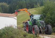 =Fendt 720 Vario eingesetzt bei Abrißarbeiten nahe der Mittelstation Jennerbahn, 09-2022