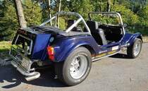 =Buggy steht an der Mautstelle Roßfeld-Panorama-Strasse, 09-2022