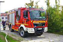 Feuerwehr Hammersbach MAN TGM LF20 am 13.08.23 in Hammersbach bei einer Übung