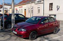 Diesen Seat Cordoba Mk2 in der Farbe Rojo Soberano (vermutlich) habe ich in März, 2022 fotografiert.