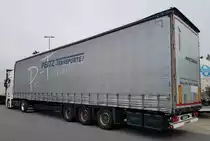=Scania-Sattelzug von PEITZ-Transporte rastet an der A 8 im September 2022
