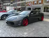 Ferrari F 430 am Ferrari-Treffen 2023 in Aarberg am 2023.08.20