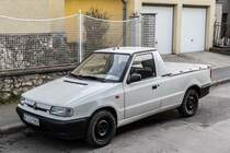 Diesen Skoda Felicia Pick Up habe ich in April, 2022 gesehen.