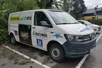 =VW T6 als Werbeträger für Oberndorfer Firmen, 09-2022