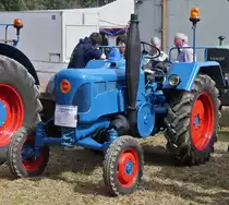 Lanz 2016, 20 Ps, 1 Zyl, Bj 1956, war zum Gromperefest in Binsfeld (L) gekommen. 03.09.2023