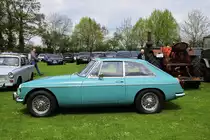 MG B, Frühlingserwachen der Interessengemeinschaft Oldtimer Grenzland. 1.5.2023 Geilenkirchen Loherhof