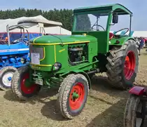 Deutz F4L514, 4 Zyl. Bj 1957, war beim Gromperefest in Binsfeld (L) zu Gast. 03.09.2023