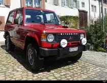 Oldtimer Mitsubishi Pajero am Oldtimer Treffen in Wiedlisbach am 2023.08.20