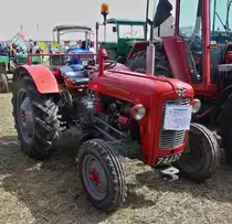 Massey Ferguson MF 35, 2 Zyl, Bj 1962, gesehen beim Gromperefest in Binsfeld (L). 03.09.2023