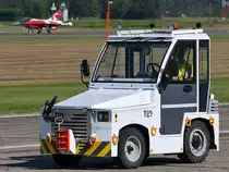 Anfang September 2023 war in auf der Airbase Kleine Brogel dieser TLD JCT-60 Schlepper zu sehen.