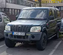 Diesen Mahindra Pik Up habe ich in April, 2022 gesehen.
