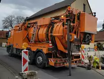 =MB Actros als Spülfahrzeug für Kanalanlagen, 04-2023