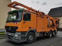 =MB Actros als Spülfahrzeug für Kanalanlagen, 04-2023
