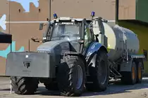 Dieser Lamborghini-Traktor RB.230 Victory war Anfang September 2023 in Kleine-Brogel zu sehen.