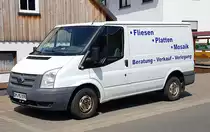 =Ford Transit vom Fliesenlegermeister GLANZ, 04-2023