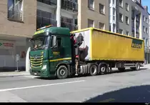 Mercedes Sattelschlepper unterwegs in Morges/VD am 01.09.2023