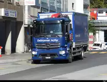 Mercedes mit Pritsche unterwegs in Morges/VD am 01.09.2023