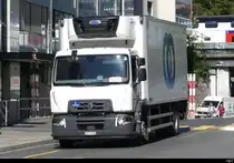 Renault mit Kühllaster unterwegs in Morges/VD am 01.09.2023
