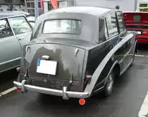 Heckansicht eines Triumph 1200  Mayflower  aus dem Jahr 1952. 10. Saarner Oldtimer Cup am 27.08.2023 in Mülheim an der Ruhr.