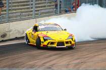 Drift Masters European Championchip Toyota Supra am 17.08.23 beim Iron Drift King in Ferropolis bei Leipzig